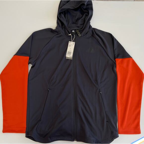 Adidas Men's Athletics Team Issue Full-Zip Fleece Hoodie Ti Lite Hoody2 DH9071 L - Picture 6 of 8